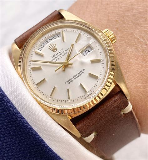 rolex day date 18ct gold|vintage Rolex 18k gold day.